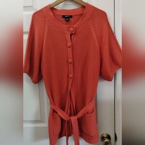 Women's Style & Co. Coral Short Sleeve Sweater